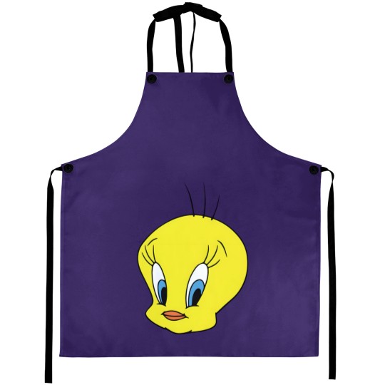 Discover Tweety Bird  gender neutral short sleeved Aprons