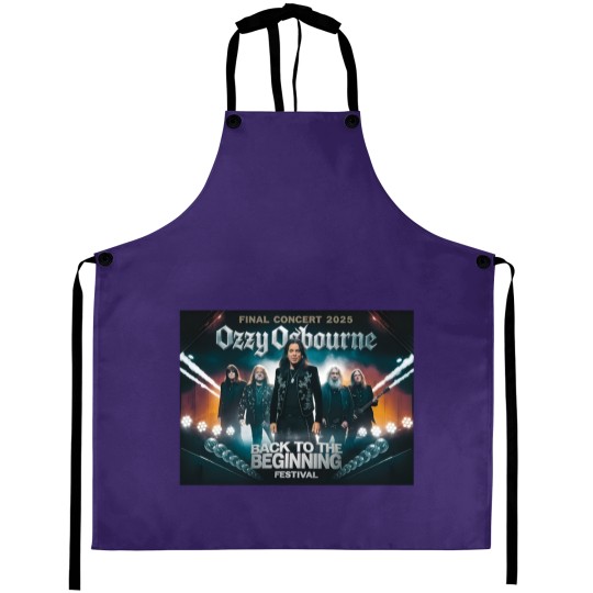 Discover Ozzy Osbourne Black Sabbath Final Concert 2025 Aprons