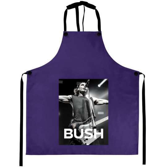 Discover BUSH ROCK BAND Tour - Bush Fan Edition - Nostalgic 90s Aprons