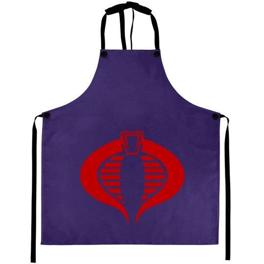 Discover Gi Joe Cobra Enemy Logo Aprons