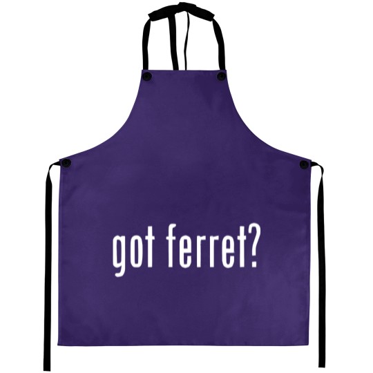 Discover Got Ferret ? Aprons Aprons Aprons Gildan Free Sticker Cotton