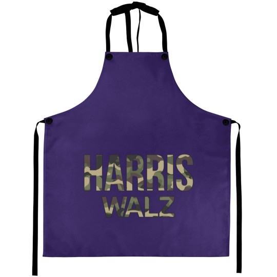 Discover Kamala Harris Walz Election 2024 Aprons, Camouflage, Hunters white