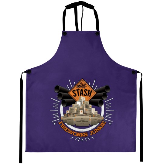 Discover Stash Fireworks Junkie - Fireworks - Aprons