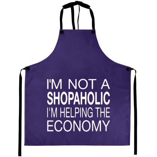 Discover I'm Not A Shopaholic Aprons