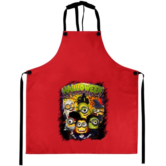 Discover Minions Halloween Aprons Unisex Jersey Short Sleeve Aprons