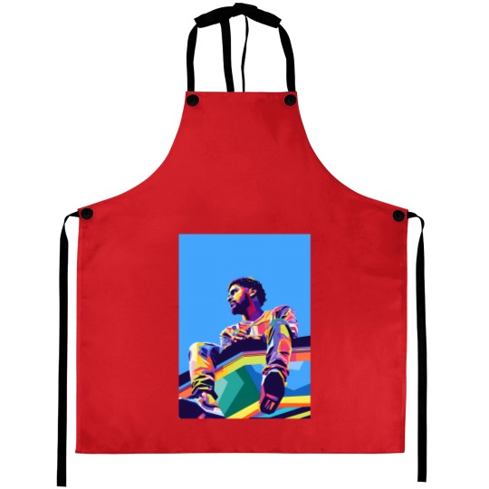 Discover J Cole Wpap Pop Art - J Cole - Aprons