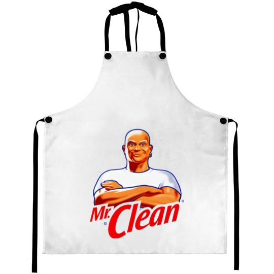 Discover Mr Clean Logo Cleaning Product Fan Aprons