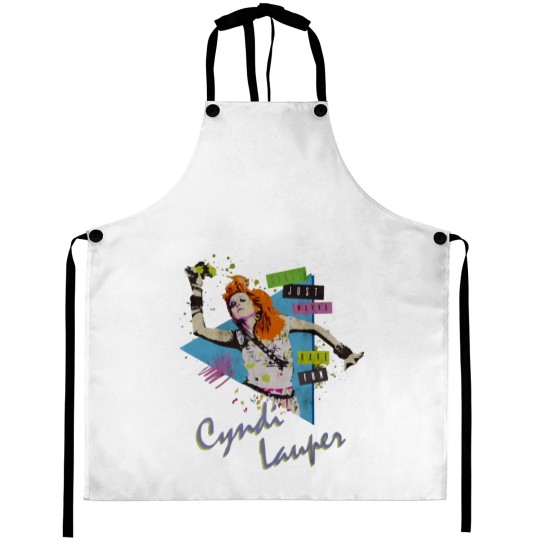 Discover Vintage Cyndi Lauper Girls Just Wanna Have Fun Aprons 80S Music Aprons