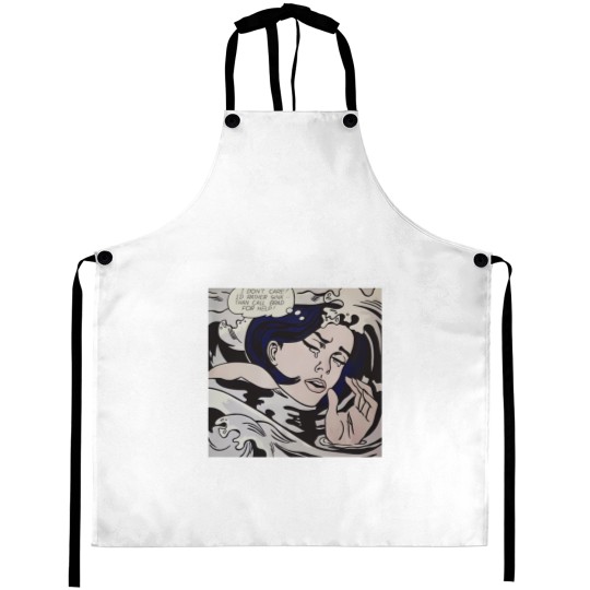 Discover Popular Aprons Roy Lichtenstein  on sinking  Aprons
