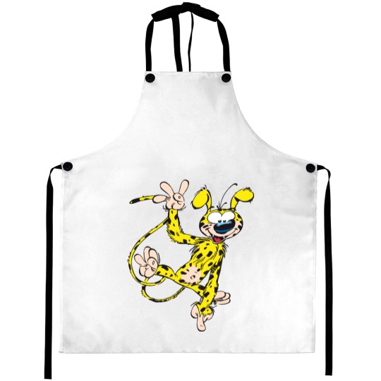 Discover Marsupilami waving Aprons