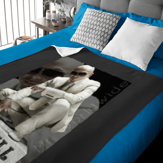Discover mr worldwide- pitbull Baby Blankets