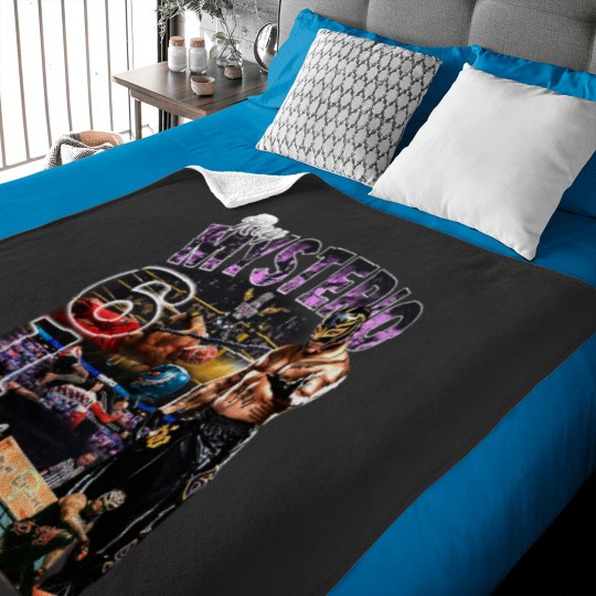Discover Vintage Bootleg Style Rey Mysterio Baby Blankets, Rey Mysterio Wrestling Baby Blankets