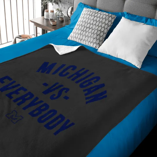 Discover Michigan Vs Everybody Baby Blankets, Wolverines Football Fan Gear