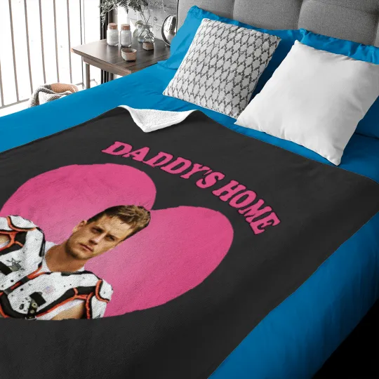 Discover Joe Burrow Daddy's Home Baby Blankets