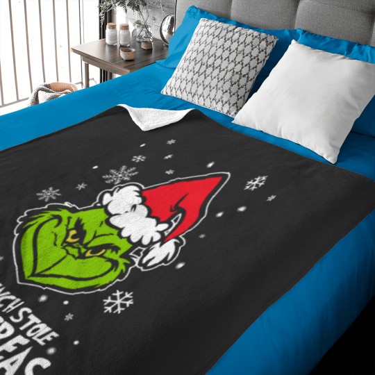 Discover The Grínch Stole My Pancreas Christmas Custom d Gifts Baby Blankets
