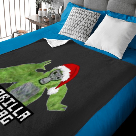 Discover Gorilla Tag Green Santa Hat Gorilla  png Baby Blankets