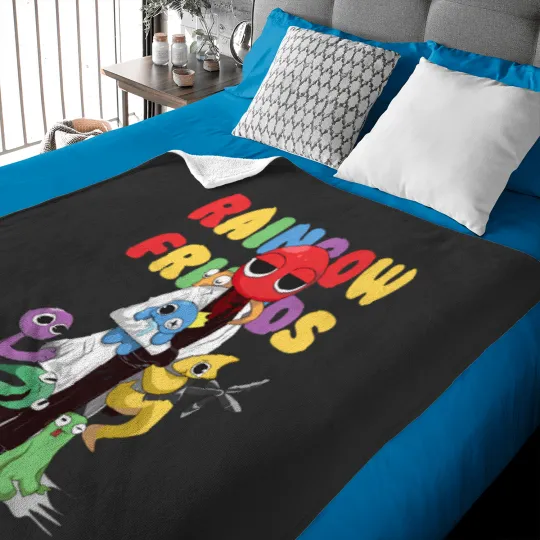 Discover rainbow friends friends rainbowfriends premium t Baby Blankets