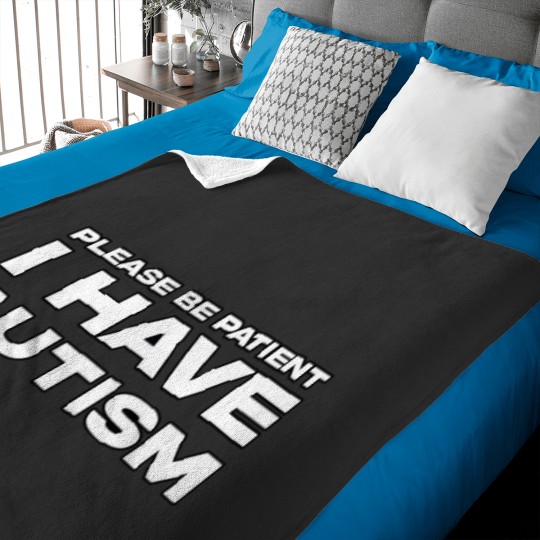 Discover Autism Awareness Baby Blanket - Please Be Patient