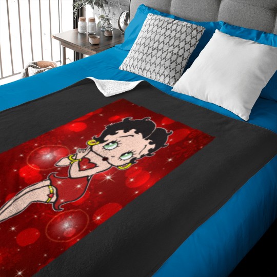 Discover 2023 Betty Boop Sassy Collage Baby Blanket