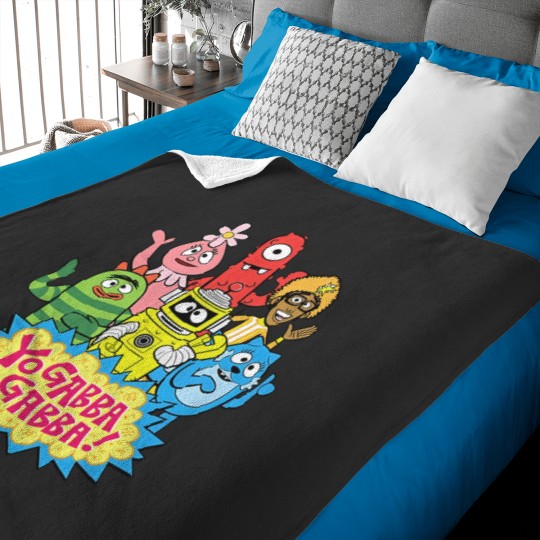 Discover yo gabba gabba characters  | Active Baby Blankets