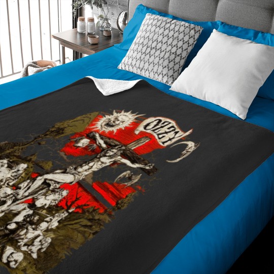 Discover Vintage 1991 Ozzy Osbourne Cross Graphic Baby Blankets