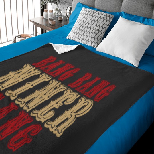 Discover Bang Bang Niner Gang San Francisco Football Sports Fan Baby Blankets