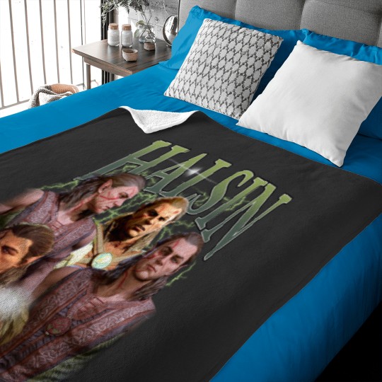 Discover Limited Halsin Baldurs Gate 3 Vintage Baby Blankets, Baldurs Gate 3 Fan Gift