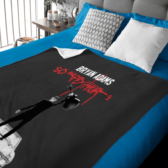 Discover Color Bryan Adams Tour 2023 Baby Blankets, So Happy Hurts Tour, Vintage Bryan Adams Baby Blankets