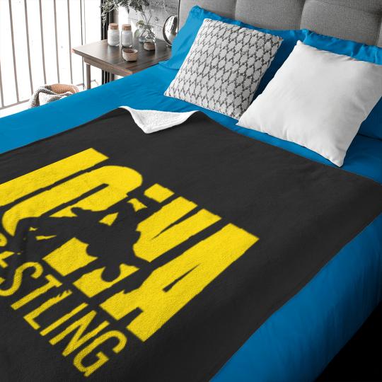 Discover Iowa Wrestling Freestyle Wrestler Gift The Hawkeye Baby Blankets