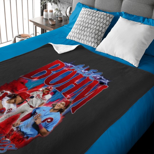 Discover Color Alec Bohm Bryson Stott Brandon Marsh Baby Blankets