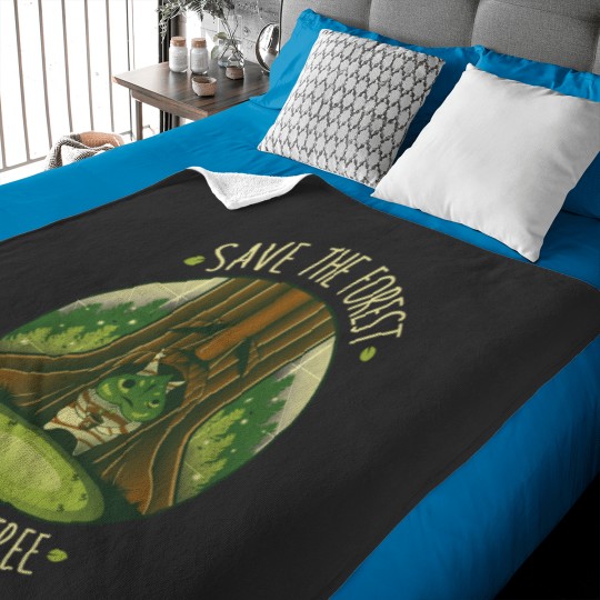 Discover Save the Forest - Plant a Tree Baby Blankets