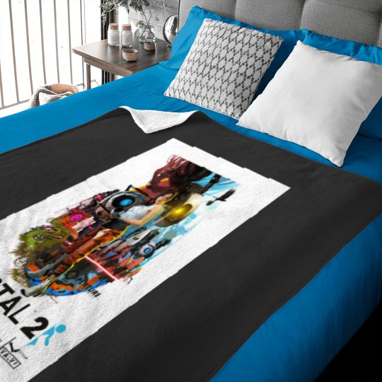 Discover Portal 2 The Video Game Baby Blankets