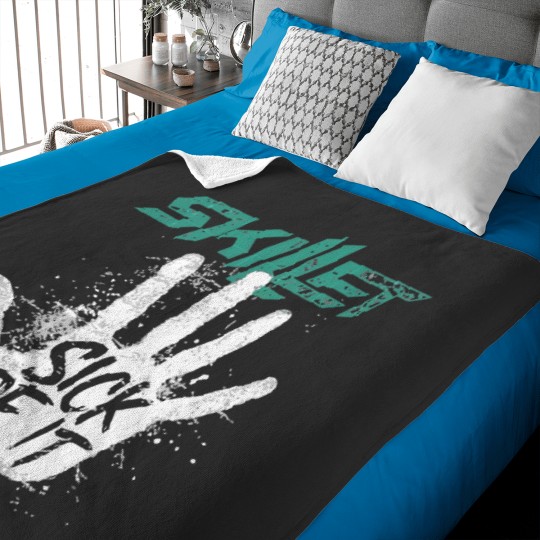 Discover Skillet Sick Of It Baby Blankets