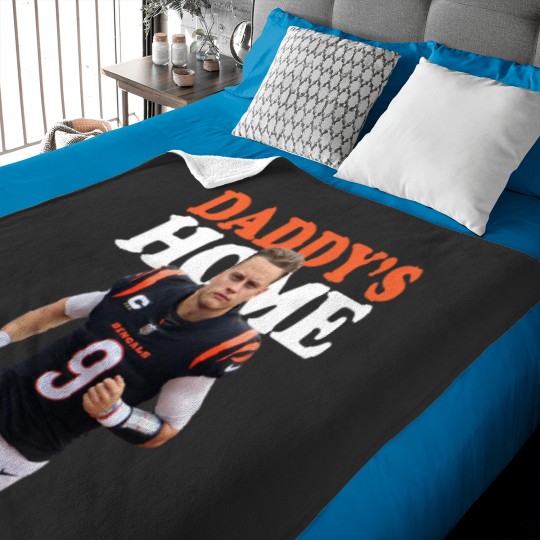 Discover Joe Burrow Daddy's Home Fan Outfit, Vintage 90s Baby Blankets