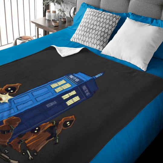 Discover JAWA Steals DOCTOR WHO Mens Baby Blankets, Tardis Police
