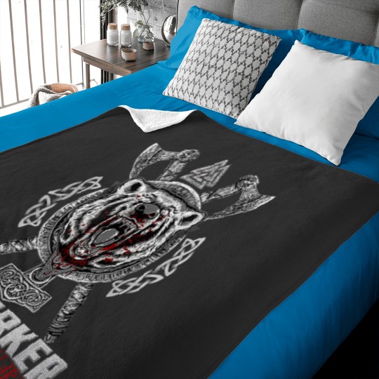 Discover Berserker Viking Norse Pagan Bear Warrior Baby Blankets