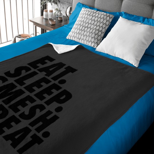 Discover Eat Sleep Smesh Repeat 2 Baby Blankets