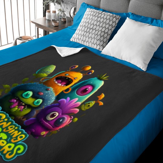 Discover My Singing Monsters Rare Wubbox Baby Blanket