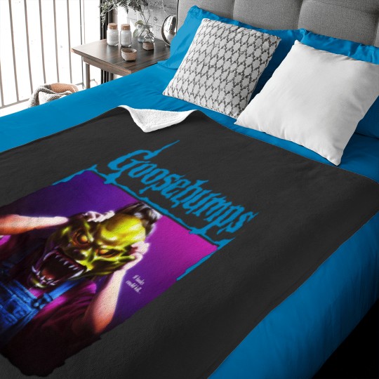 Discover Goosebumps Mask Baby Blankets