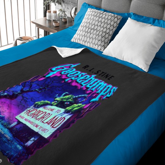 Discover Goosebumps One Day At HorrorLand Baby Blankets