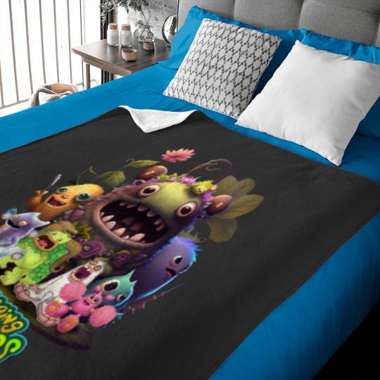 Discover My Singing Monsters Rare Wubbox Baby Blankets