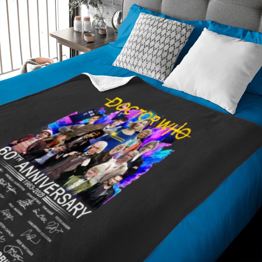 Discover Doctor Who 60th Anniversary 1963 ? 2023 Signature Baby Blankets