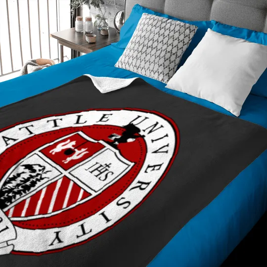 Discover Seattle University since 1891 logo Baby Blankets
