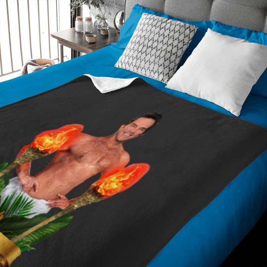 Discover Saint Jeff Probst Survivor Fan Baby Blankets