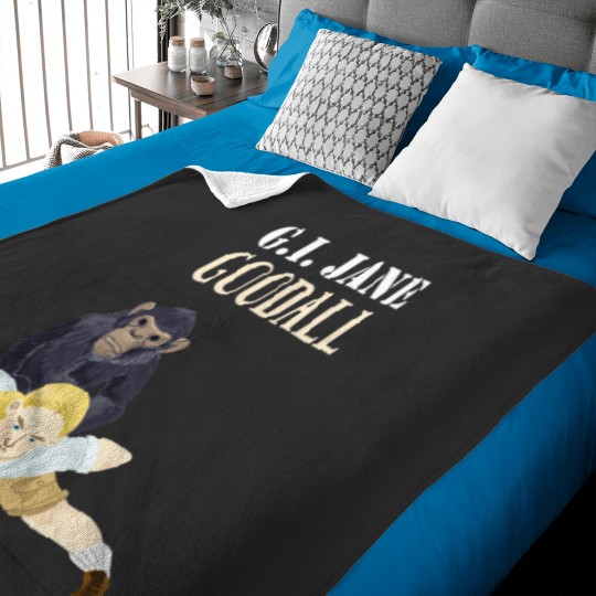 Discover GI Jane Goodall Baby Blankets