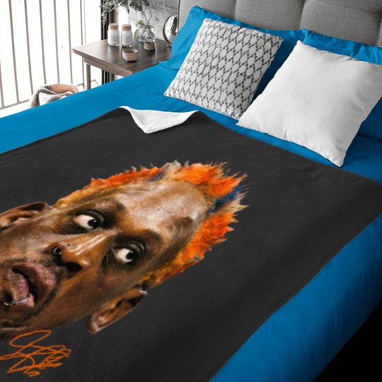 Discover DENNIS RODMAN Baby Blankets, Rare Homage Vintage Style Graphic Print