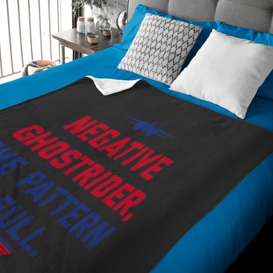 Discover NEGATIVE GHOST-RIDER Baby Blankets