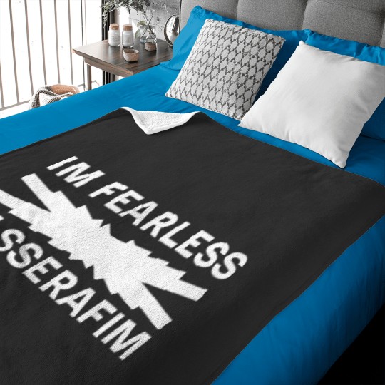 Discover LESSERAFIM LOGO - IM FEARLESS Long Baby Blankets