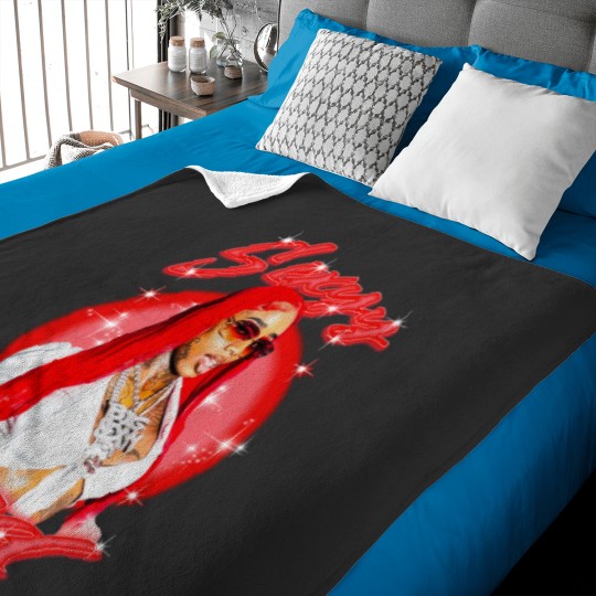 Discover Sexxy Red Tour 2023, Sexyy Red Rapper Graphic Baby Blankets