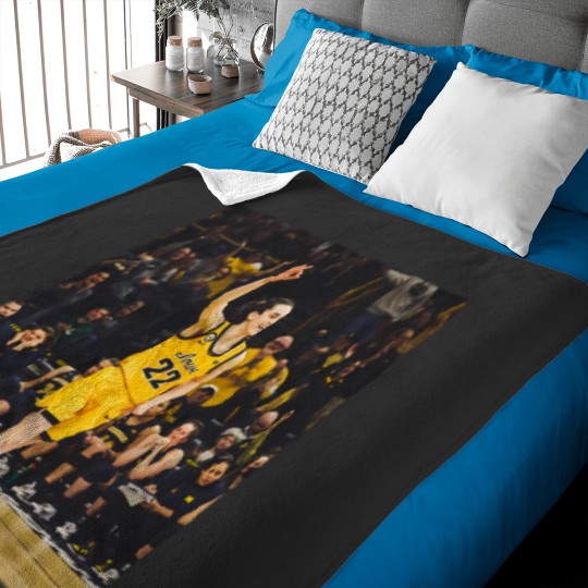 Discover Caitlin Clark American Basketball Baby Blankets, 90s Vintage Style Baby Blankets